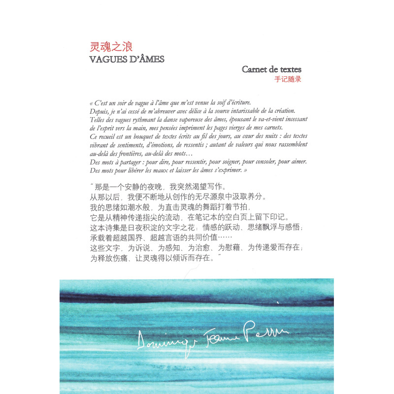 Vagues d’Âmes 灵魂之浪 - Carnet de Textes 手记随录 Vagues d’Âmes 灵魂之浪 - Carnet de Textes 手记随录